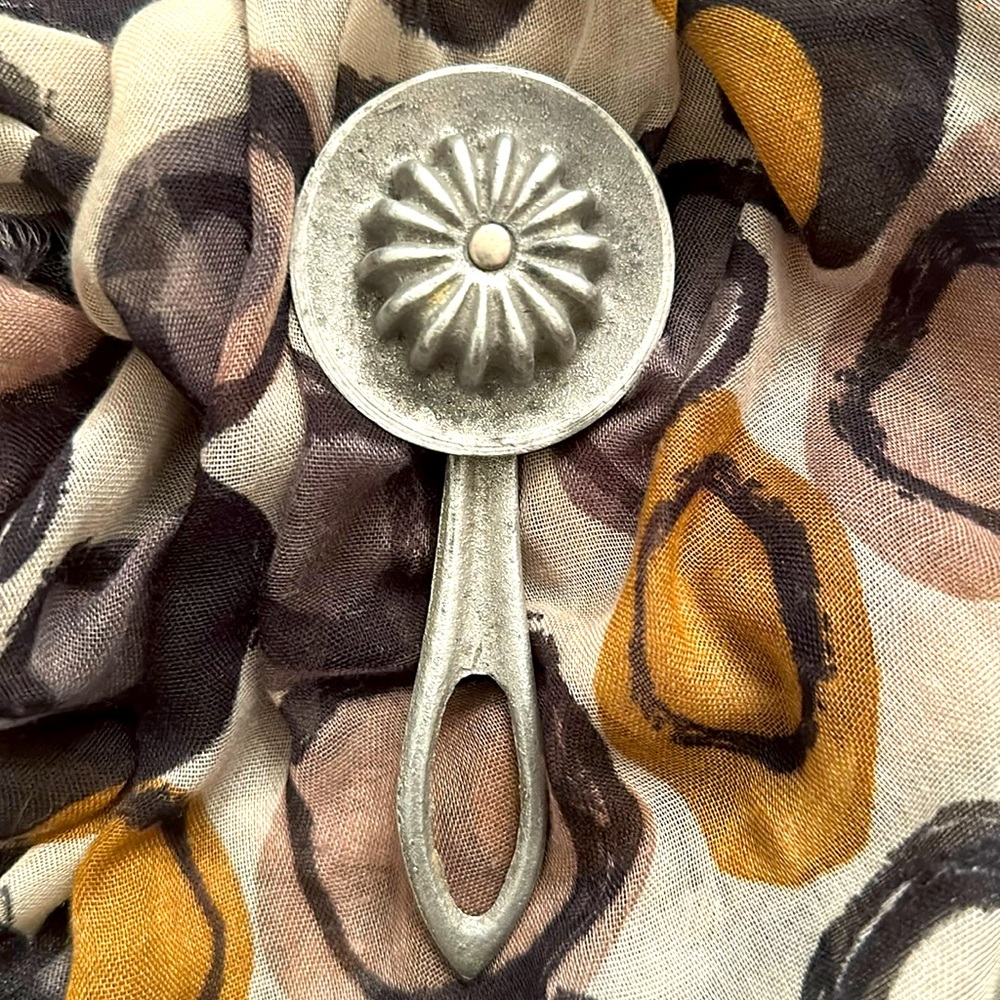 EUC Vintage Aluminum Pastry Wheel Pie Crust Edger Cutter Crimper Trimmer